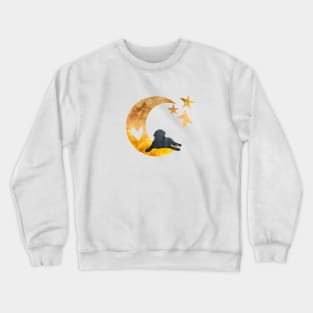 Bernese Mountain Dog Moon And Stars Crewneck Sweatshirt